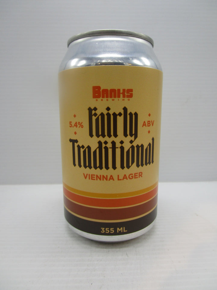 Banks Fairly Traditional Vienna Lager 5.4% 355ml