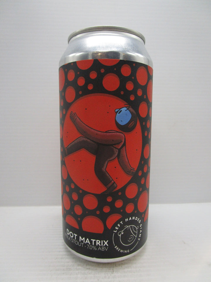 Left Handed Giant Dot Matrix Cherry Choc Stout 7% 440ml