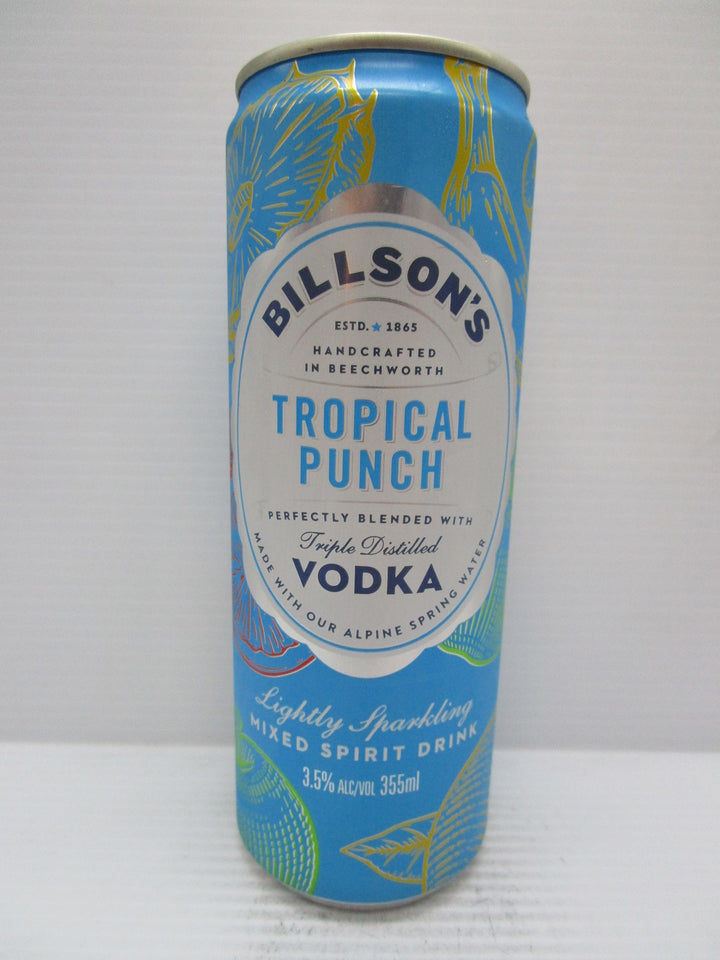 BILLSONS TROPICAL PUNCH VODKA MIX 3.5% 355ML