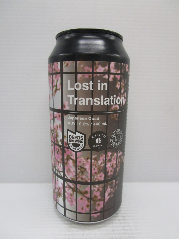 Deeds Lost In Translation Japanese Quad 10.2% 440ml