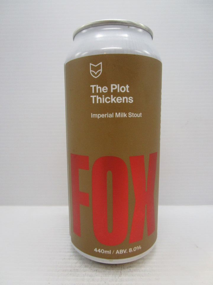 Fox Friday The Plot Thickens Imperial Milk Stout 8% 440ml