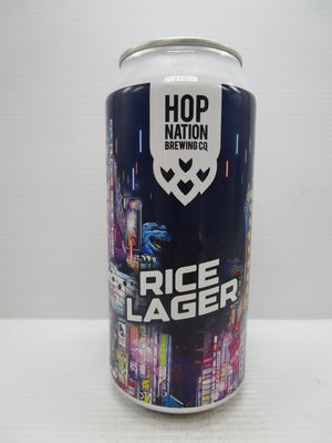 Hop Nation Rice Lager 5% 440ml