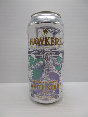 Hawkers Bourbon BA White Stout 2023 6% 440ml