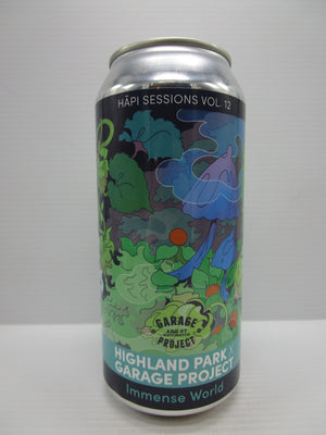 Garage Project x Highland Park Immense World West Coast Pilsner 6% 440ml