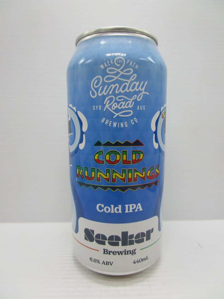 Seeker x Sunday Road Cold Runnings Cold IPA 6.5% 440ml