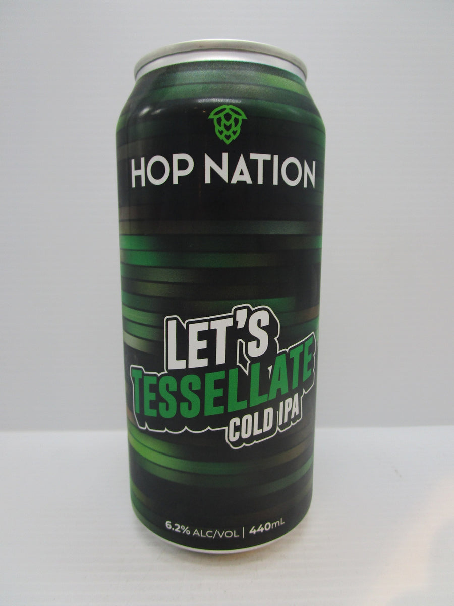 Hop Nation Let's Tessellate Cold IPA 6.2% 440ml
