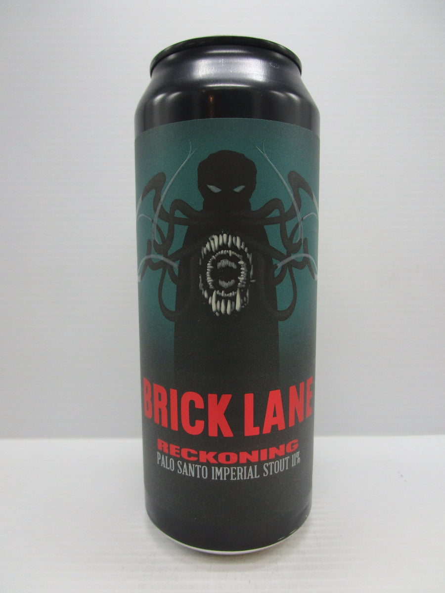 Brick Lane Trilogy of Fear 2023 "Reckoning" Palo Santo Imperial Stout 11% 500ml