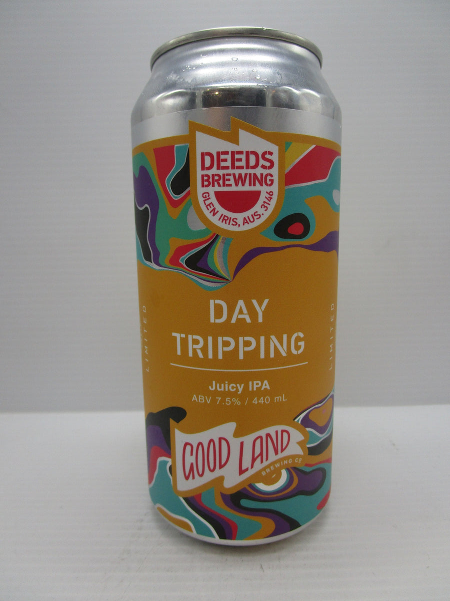 Deeds x Good Land  Day Tripping Juicy IPA 7.5% 440ml