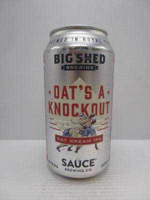 Big Shed Oat's a Knockout Oat Cream IPA 6% 375ml