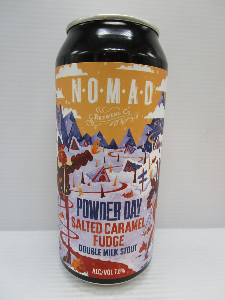 Nomad Powder Day Salted Caramel Fudge Double Milk Stout 7.8% 440ml