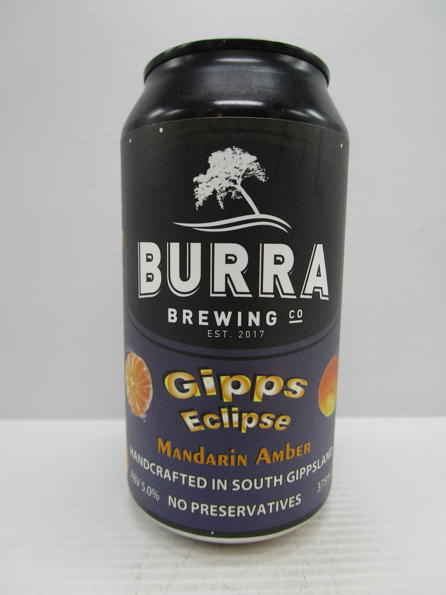 Burra Gipps Eclipse Mandarin Amber Ale 5% 375ml