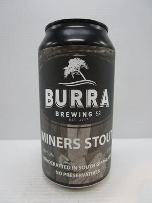 Burra Miners Stout 5.2% 375ml