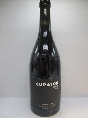 Curator Greenock Vineyard 2018 Shiraz 15% 750ml