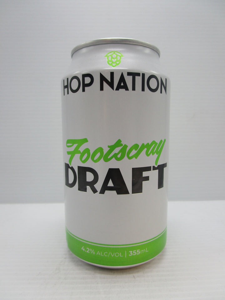 Hop Nation Footscray Draft 4.2% 355ml