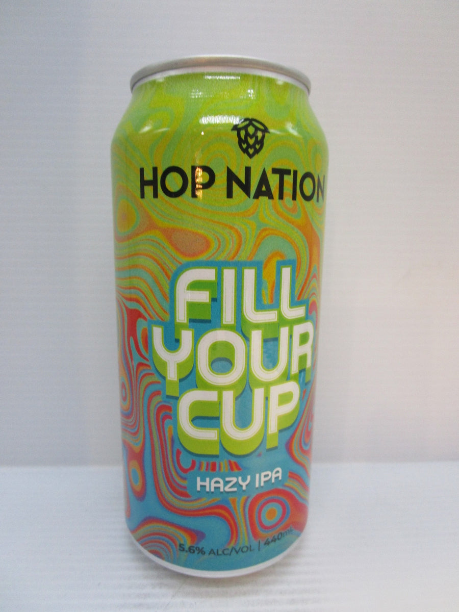 Hop Nation Fill Your Cup Hazy IPA 5.6% 440ml