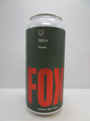 Fox Friday Giles Pilsner 5.4% 440ml