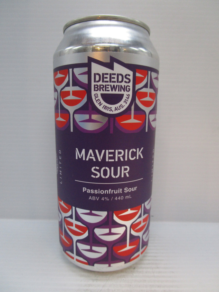 Deeds Maverick Passionfruit Sour 4% 440ml