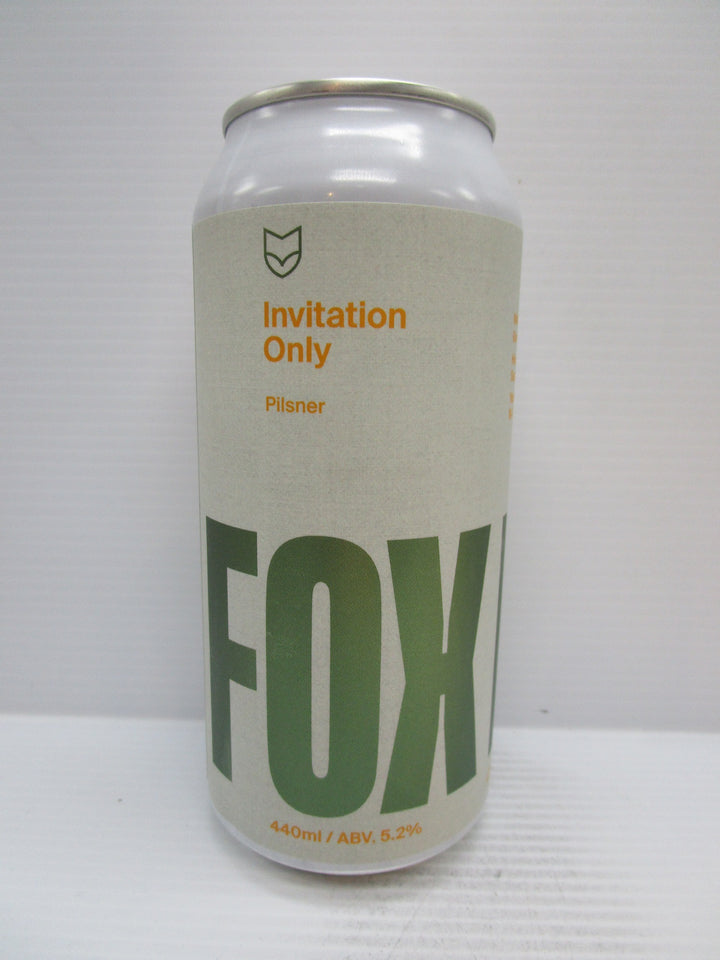 Fox Friday Invitation only Pilsner 5.2% 440ml