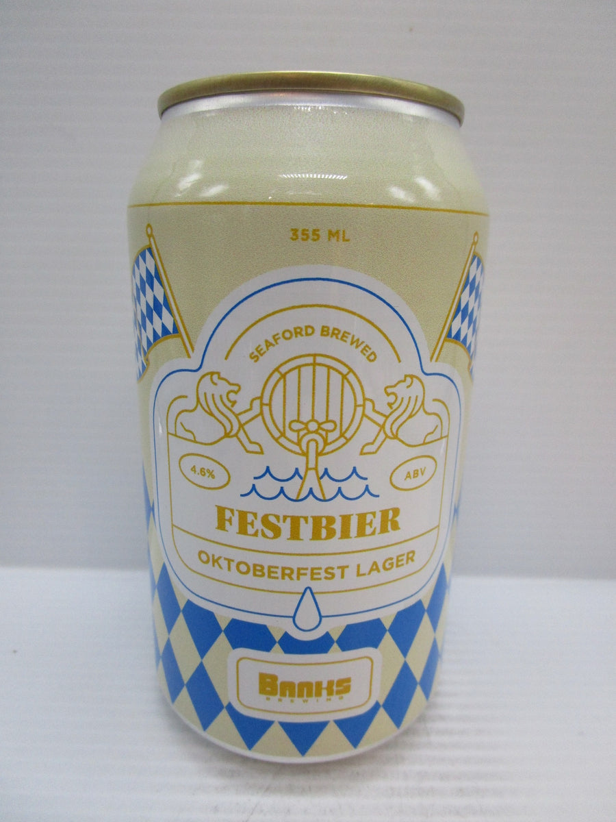 Banks Festbier Oktoberfest Lager 4.6% 355ml