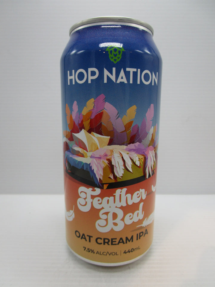 Hop Nation Feather Bed Oat Cream IPA 7.5% 440ml