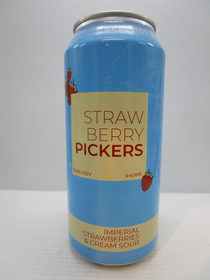 Braeside Strawberry Pickers Imperial Sour 8% 440ml