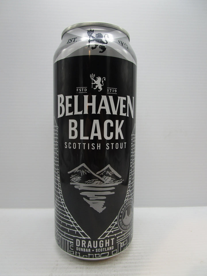 Belhaven Black Scottish Stout 4.2% 440ml - Grape & Grain