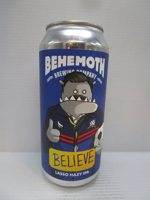 Behemoth Believe Lasso Hazy IPA 5.8% 440ml