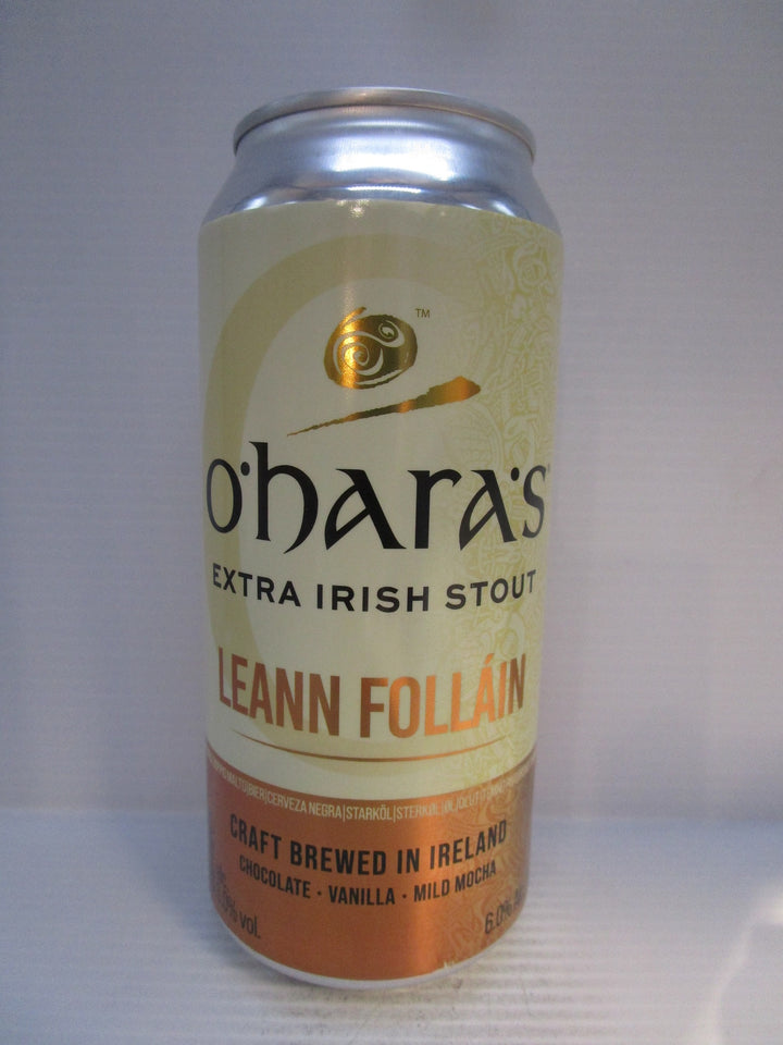 OHaras Leann Follain Irish Stout 6% 440ml - Grape & Grain