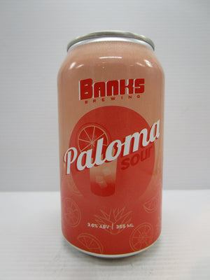 Banks Paloma Sour 3.6% 355ml