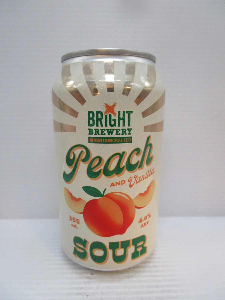 Bright Peach Vanilla Sour 4% 355ml