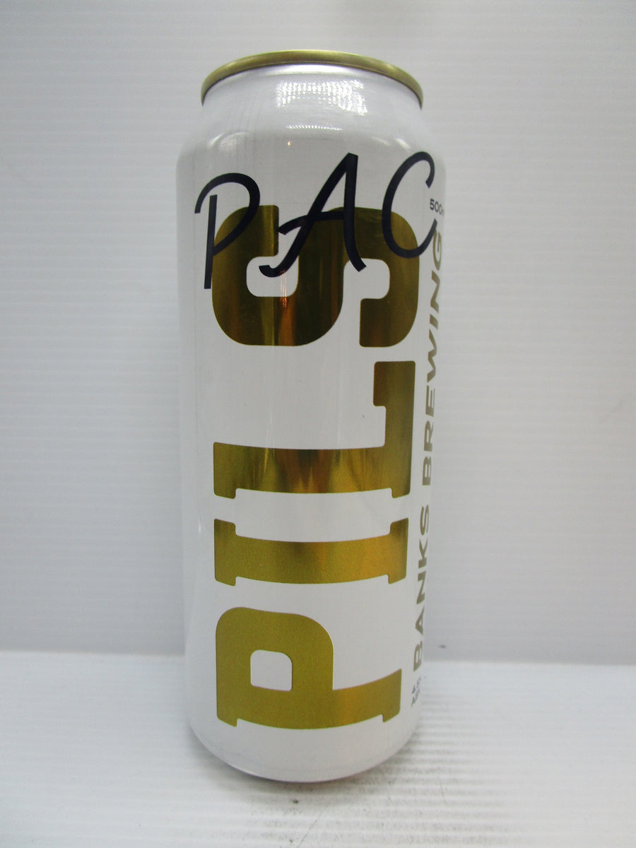 Banks - Pac Pilsner 4.8% 500ML