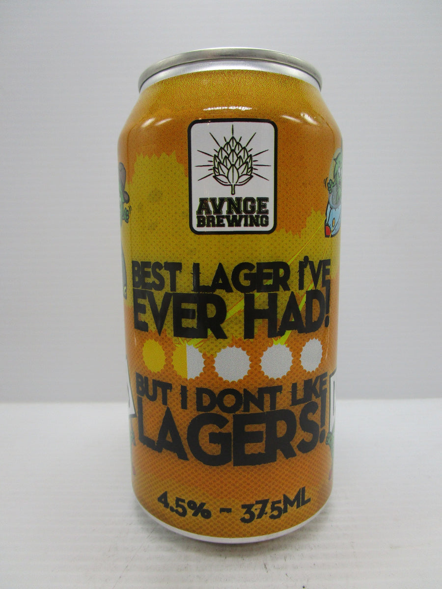 AVNGE Best Lager I've Ever Had But I Don't Like Lagers! 4.5% 375ml