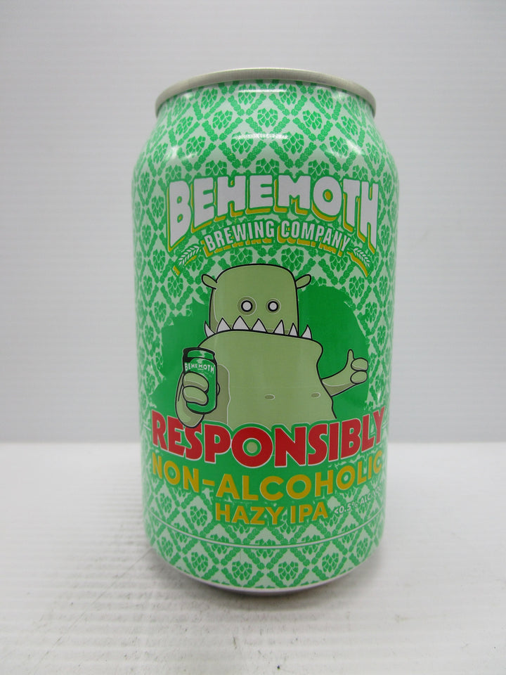 Behemoth Responsibly Non-Alcoholic Hazy IPA 330ml - Grape & Grain