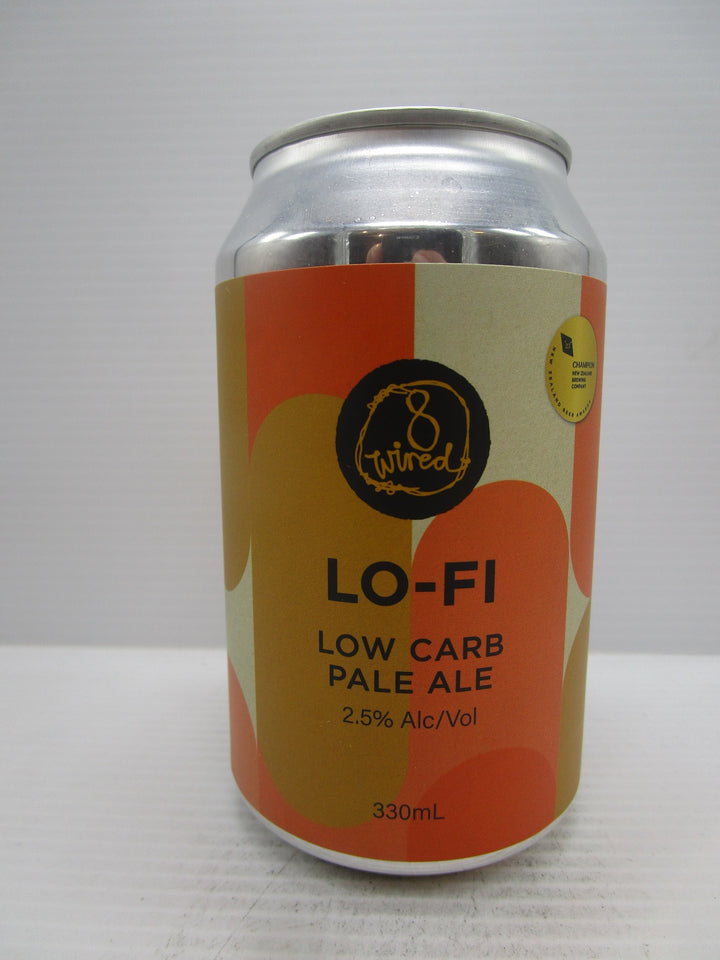 8 Wired Lo-Fi Low Carb Pale Ale 2.5% 330ml - Grape & Grain