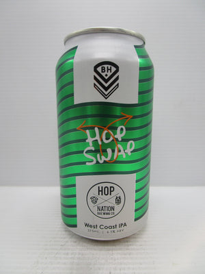 Black Hops x Hop Nation Hop Swap West Coast IPA 6.5% 375ml