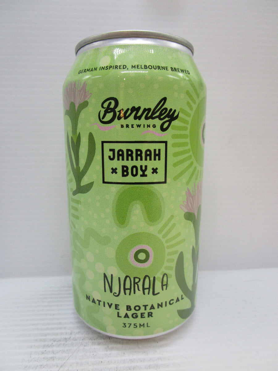 Burnley Jarrah Boy Native Botanical Lager 4% 375ml – Grape And Grain