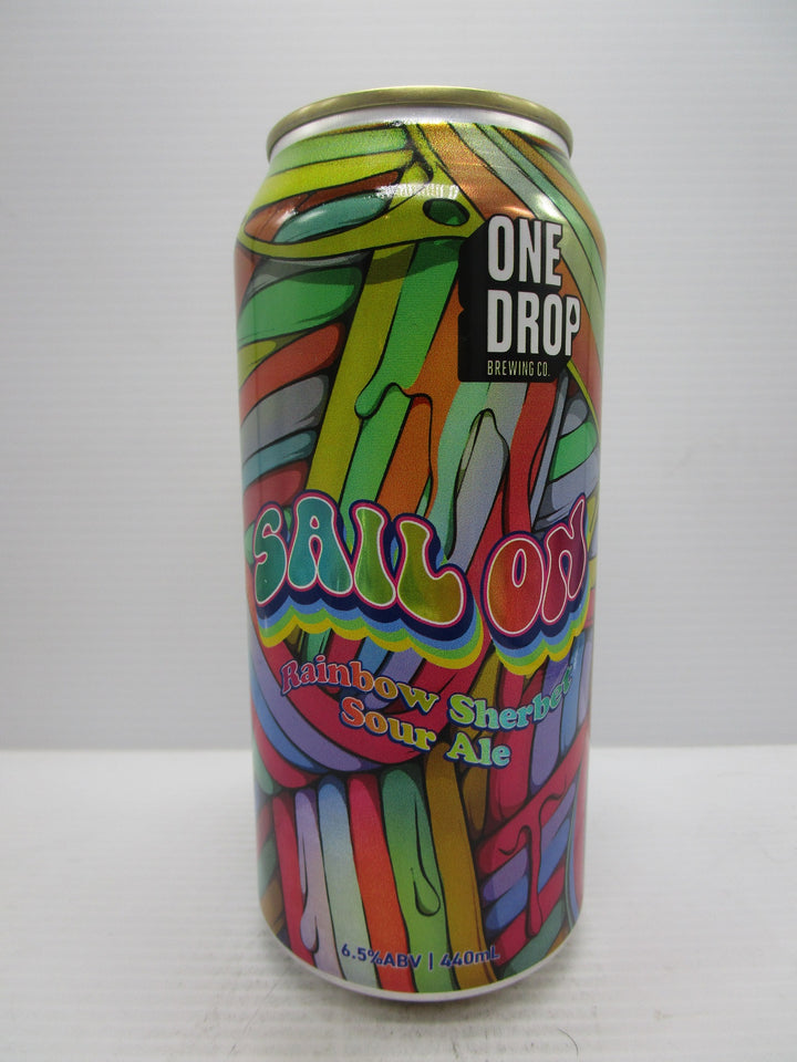 One Drop Sail On Rainbow Sherbet Sour 6.5% 440ml