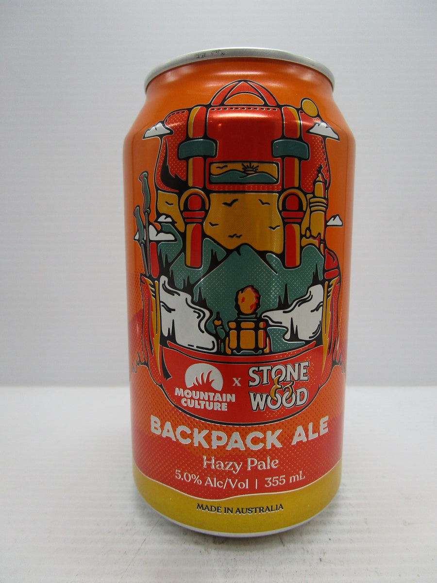 Mountain Culture x Stone & Wood Backpack Ale Hazy Pale 5% 355ml
