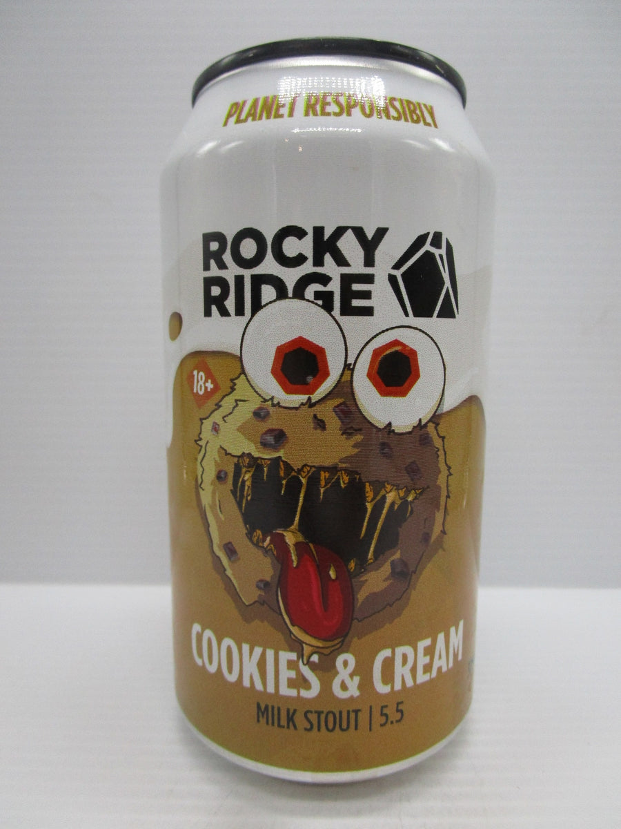 Rocky Ridge Cookies & Cream Milk Stout 5.5% 375ml