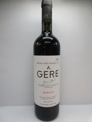 A Gere Merlot Hungary 2019 13.5% 750ml