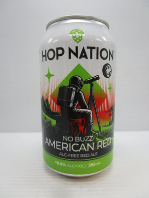 Hop Nation - No Buzz Alcohol Free Red Ale 355ml