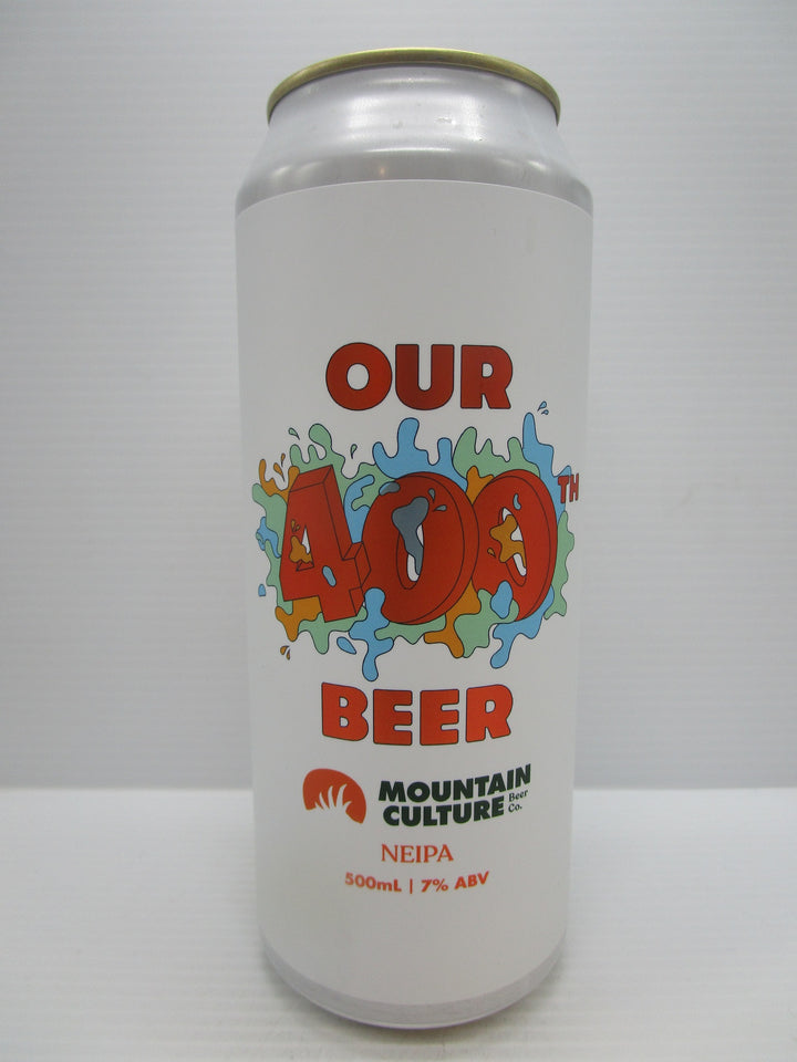 Mountain Culture Our 400th Beer NEIPA 7% 500ml