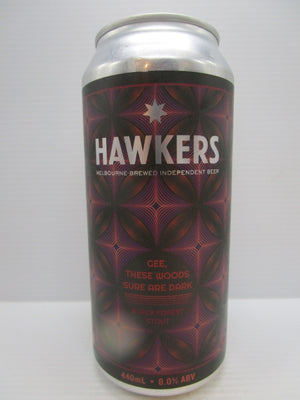 Hawkers - Gee, These Woods Sure Are Dark, Black Forest Stout 8% 440ml