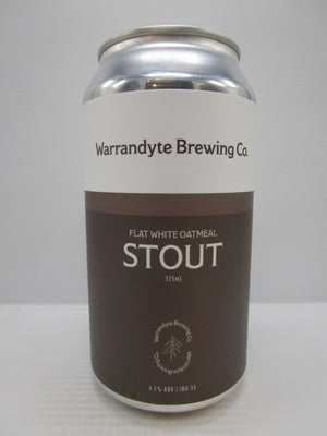 Warrandyte Flat White Oatmeal Stout 4.5% 375ml