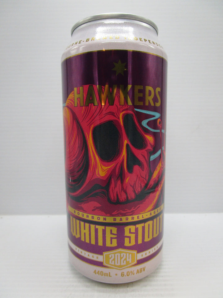 Hawkers - Bourbon BA White Stout 2024 6% 440ml - Grape & Grain