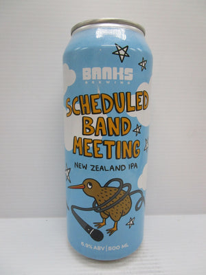 Banks Scheduled Band Meeting NZ IPA 6.9% 500ml