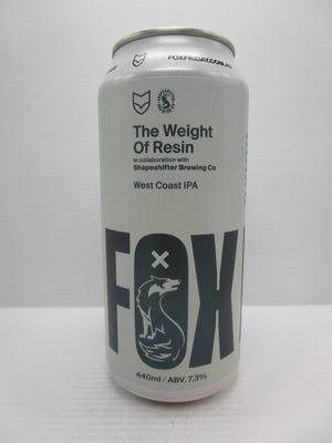 Fox Friday x Shapeshifter - The Weight of Resin WCIPA 7.3% 440ml
