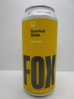 Fox Friday - Survival Skills Hazy DIPA 8% 440ml