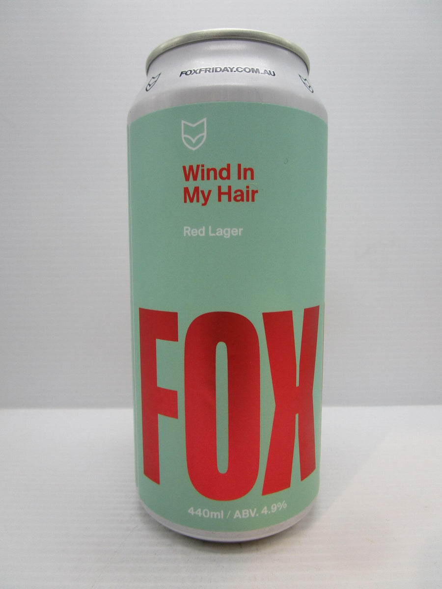 Fox Friday - Wind in My Hair Red Lager 4.9% 440ml