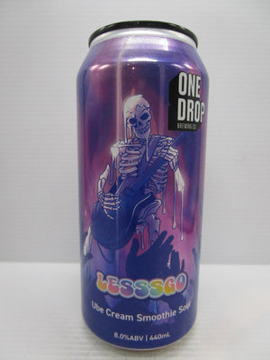 One Drop - Lessgo Ube Cream Smoothie Sour 8% 440ml